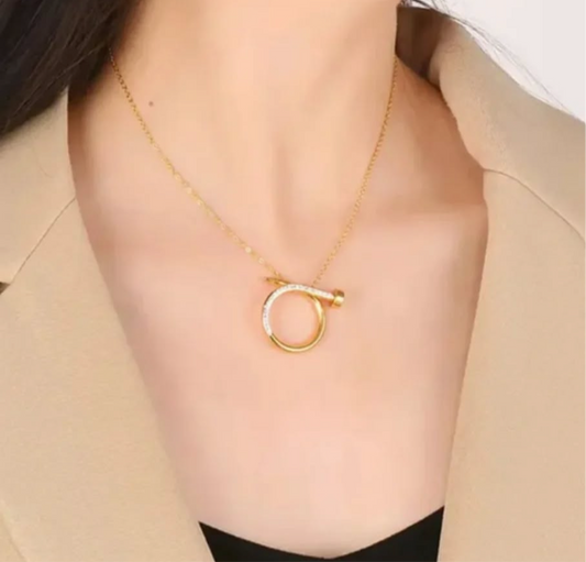 Stainless steel luxury necklace